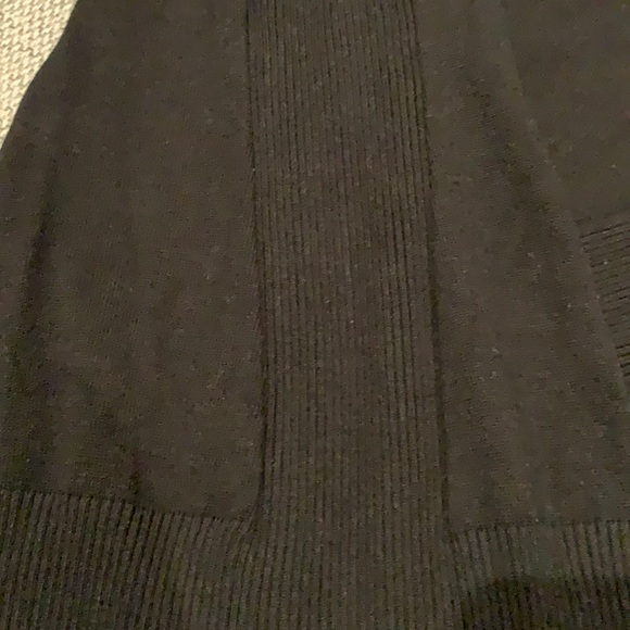 Tan & black sweater with lace detail - Picture 3 of 3